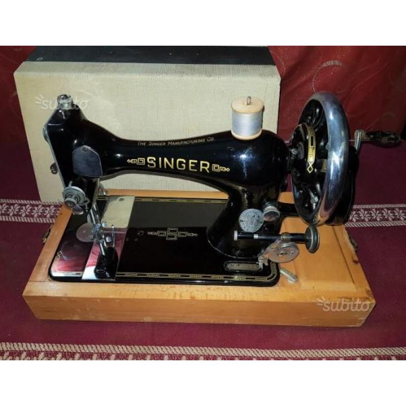Antica macchina da cucire Singer 28k primi '900